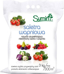 Saletra wapniowa –  nawóz do warzyw, drzew i krzewów owocowych – 3 kg Sumin
