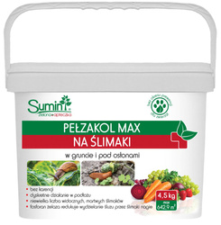 Pełzakol Max środek na ślimaki (fosforan żelaza) – 4,5 kg Sumin