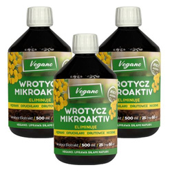 Wrotycz MIKROACTIV + mikroorganizmy – 1,5 l (3x500 ml) Vegano