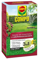 Nawóz 3w1 do trawników z odchwaszczaczem – na trawnik z chwastami – 3 kg Compo