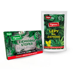 Ziemiórka Stoper  2,5 mln nicieni + ZiemiórStop lep na ziemiórki 12 szt. (ZESTAW) Vegano 