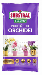 Podłoże Osmocote do orchidei – zawiera korę śródziemnomorską, chipsy kokosowe, torf wysoki, nawóz –3 l Substral