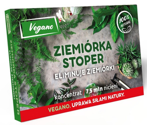 Ziemiórka Stoper – pożyteczne nicienie na ziemiórki 7,5 mln nicieni Vegano