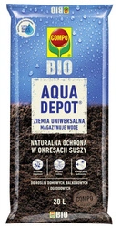 Bio Aqua Depot ziemia uniwersalna – do roślin w domu, ogrodzie i na balkonie – 20 l Compo