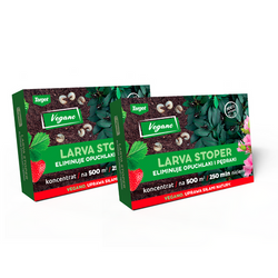 Larva Stoper – pożyteczne nicienie na pędraki i opuchlaki 500 mln nicieni Vegano