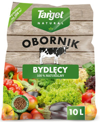 Obornik bydlęcy granulowany – nawóz do warzyw, owoców, roślin doniczkowych i trawnika – 10 l Target