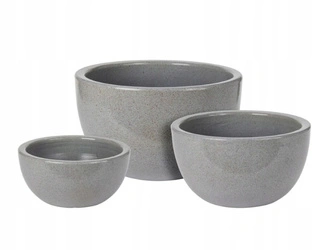 Zestaw doniczek ceramicznych 3 szt Koopman