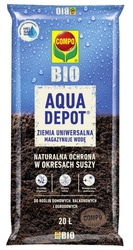 Bio Aqua Depot ziemia uniwersalna – do roślin w domu, ogrodzie i na balkonie – 20 l Compo