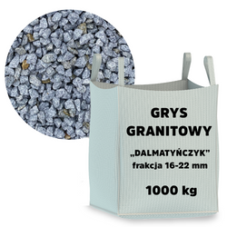 Grys Granitowy „Dalmatyńczyk” 16-22 mm – BIG BAG 1 tona