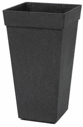 Doniczka czarna SYMPHONY 26x26x50cm Multy Home