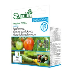 Proplant 722 SL Zwalcza Fytoftorozę, Zgorzel Zgnilakową, Mączniaka Rzekomego – 5 ml Sumin