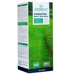 Chwastox Nowy Trio 390 SL – Zwalcza Chwasty Na Trawniku – 250 ml Ziemovit