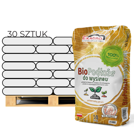 Bio ziemia do wysiewu - Paleta 30x50 l Ekagro