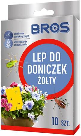 Lep Do Doniczek – Żółty - 10 szt. Bros