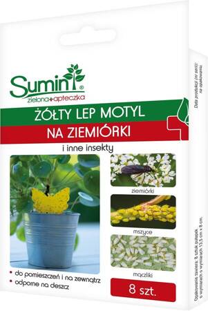 Lep motylek na ziemiórki - 8 szt Sumin