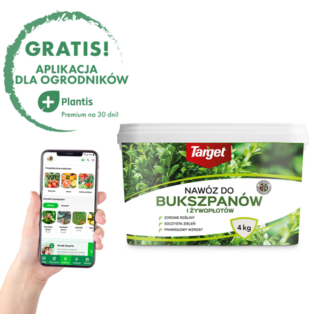 Nawóz Do Bukszpanów i Żywopłotów – Z Mikroelementami – 4 kg Target