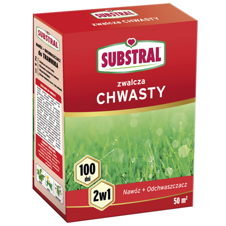 Nawóz Do Trawnika 100 Dni – Zwalczający Chwasty – 1 kg Substral