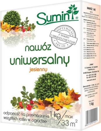 Nawóz Jesienny Uniwersalny – 1 kg Sumin