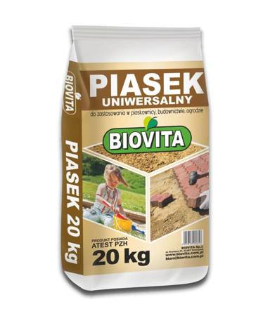 Piasek Uniwersalny – Z Atestem – 20 kg Biovita