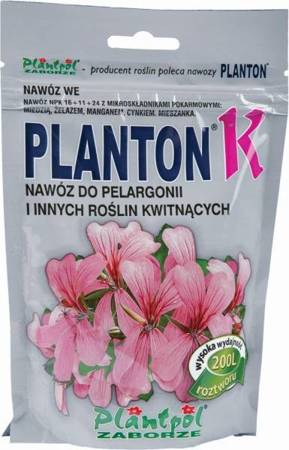 Planton K – Nawóz Rozpuszczalny Do Roślin Kwitnących – 200 g Plantpol