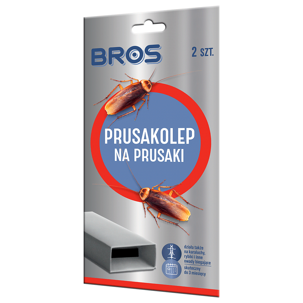 Prusakolep – Na Prusaki, Karaluchy i Inne Insekty Biegające – 2 szt. Bros