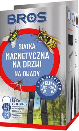 Siatka Magnetyczna Na Drzwi – Biała 100 x 220 cm Bros