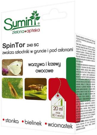 SpinTor 240 SC – Zwalcza Szkodniki Warzyw i Owoców – 50 ml Sumin