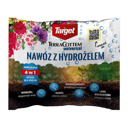 Terracottem – Nawóz z Hydrożelem 4w1 – 20 g Target