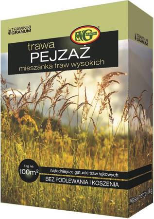 Trawa Pejzaż – Mieszanka Wysokich Traw Łąkowych – 1 kg Granum